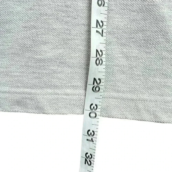 OUTER BANKS Gray/White Men XL Golf Humor Collared Embroidered Polo Button Shirt - Picture 5 of 5